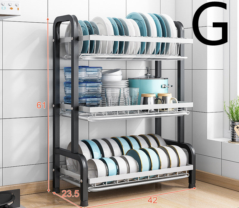 Transform Your Kitchen with the Kitchen Shelf Countertop Dish Drain Rack